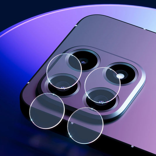 Ochranná fólie 3MK Protection na zadní kameru pro Motorola Edge 70, Zpevněné sklo, Sada 4 kusů, Průhledná