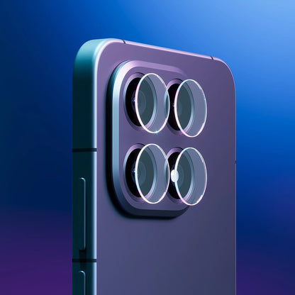 Ochranná fólie 3MK Protection na zadní kameru pro Motorola Edge 70, Zpevněné sklo, Sada 4 kusů, Průhledná