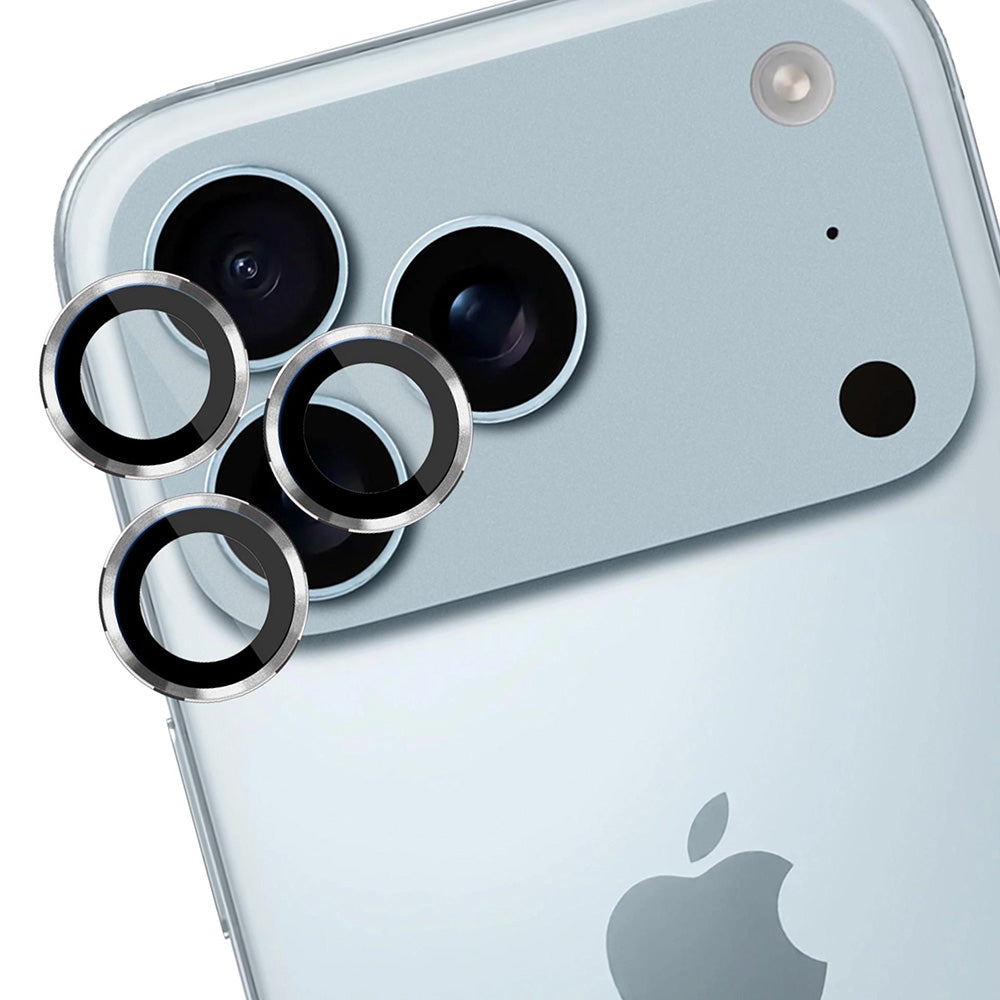 Ochranná fólie 3MK Protection Pro na zadní kameru pro Apple iPhone 17 Pro Max / 17 Pro, Tvrzené sklo, Stříbrná