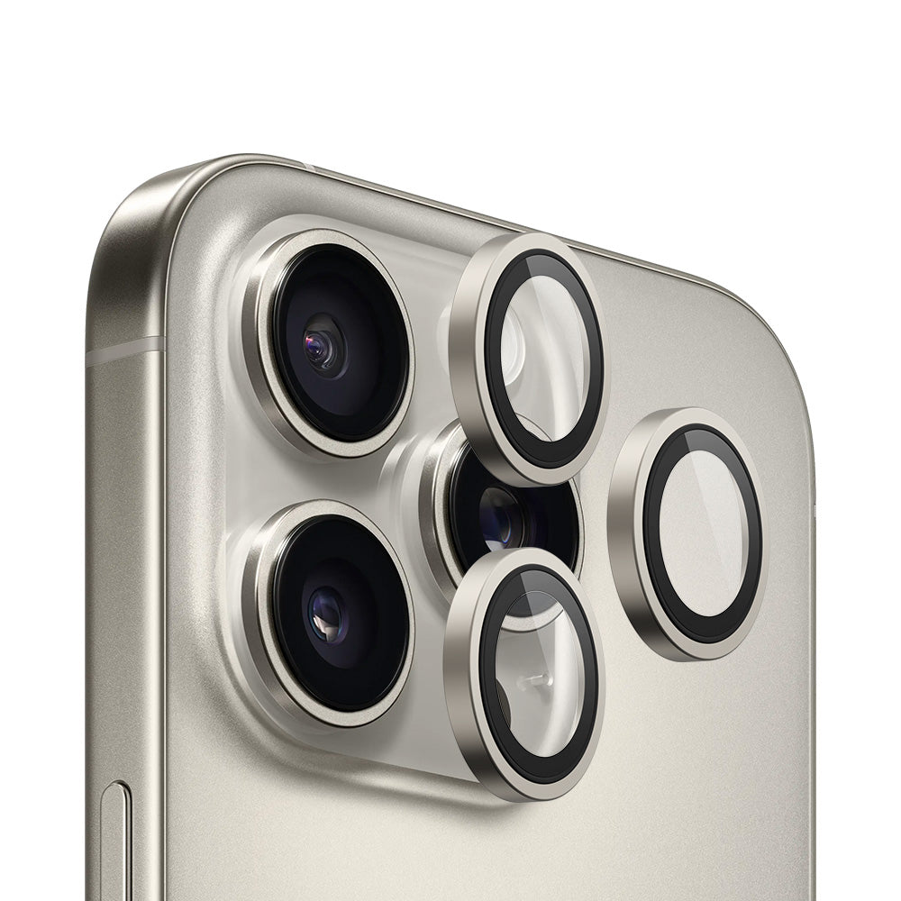 Ochranná fólie zadní kamery Blueo 99 Anti-Reflexní HD pro Apple iPhone 16 Pro Max / 16 Pro, tvrzené sklo, kovově šedá