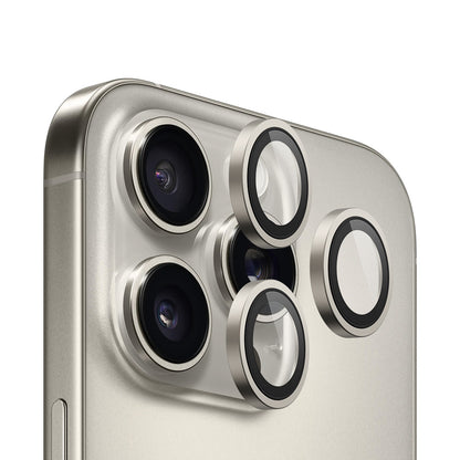 Ochranná fólie zadní kamery Blueo 99 Anti-Reflexní HD pro Apple iPhone 16 Pro Max / 16 Pro, tvrzené sklo, kovově šedá