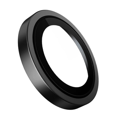 Ochranné sklo na zadní fotoaparát Blueo s kovovým rámečkem pro Apple iPhone 18 Pro / 18 Pro Max, tvrzené sklo, černé