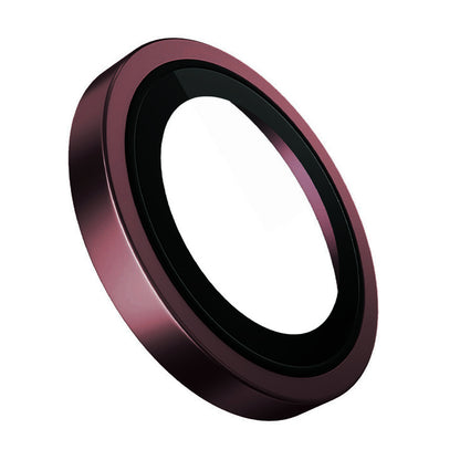 Ochranné sklo na zadní fotoaparát Blueo Metal Frame pro Apple iPhone 18 Pro / 18 Pro Max, tvrzené sklo, vínové