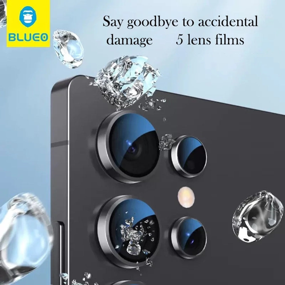 Ochranná fólie Blueo na zadní kameru pro Samsung Galaxy S26 Plus S947 / S26, Tvrzené sklo, Stříbrná