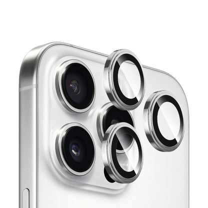 Ochranná fólie zadní kamery Blueo Sapphire Crystal pro Apple iPhone 14 Pro Max / 14 Pro, tvrzené sklo, stříbrná