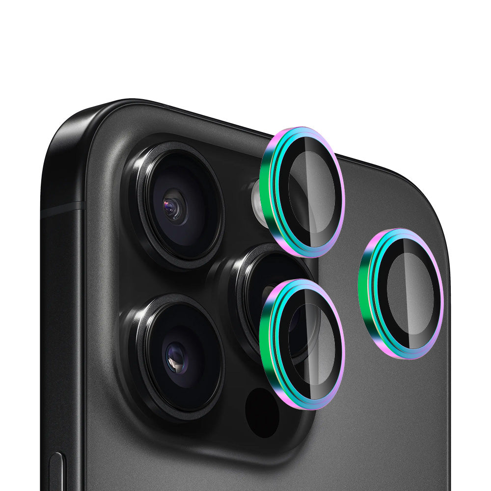 Ochranná fólie na zadní kameru Blueo Sapphire Crystal pro Apple iPhone 16 Pro Max / 16 Pro, tvrzené sklo, vícebarevná