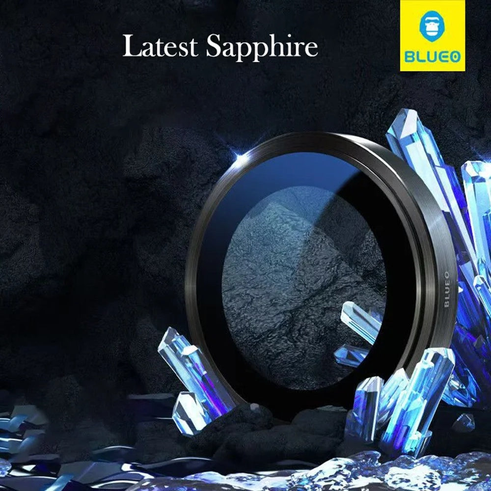 Ochranná fólie na zadní kameru Blueo Sapphire Crystal pro Apple iPhone 16 Pro Max / 16 Pro, tvrzené sklo, vícebarevná