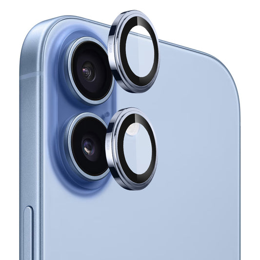 Ochranná fólie Blueo Sapphire Crystal na zadní kameru pro Apple iPhone 17, Tvrzené sklo, Modrá