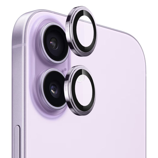 Ochranná fólie Blueo Sapphire Crystal na zadní kameru pro Apple iPhone 17, Tvrzené sklo, Fialová