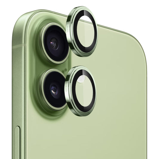 Ochranná fólie Blueo Sapphire Crystal na zadní kameru pro Apple iPhone 17, Tvrzené sklo, Zelená