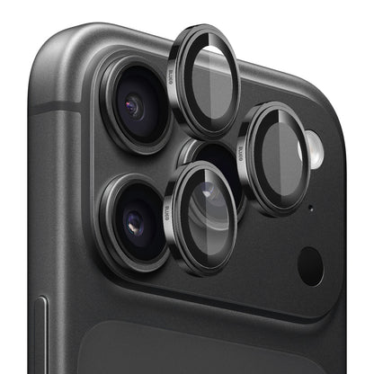Ochranné sklo na zadní fotoaparát Blueo Sapphire Crystal pro Apple iPhone 18 Pro / 18 Pro Max, tvrzené sklo, černé