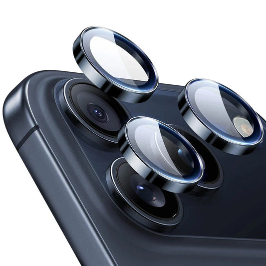 Ochranná fólie ESR Armorite na zadní kameru pro Apple iPhone 17 Pro Max / 17 Pro / 16 Pro Max / 16 Pro, Tvrzené sklo, Modrá