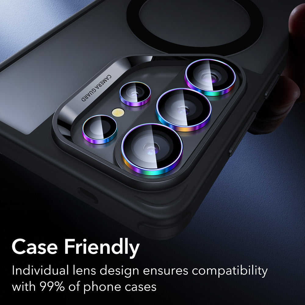 Ochranná fólie ESR Armorite na zadní kameru pro Samsung Galaxy S26 Ultra, Tvrzené sklo, Multicolor