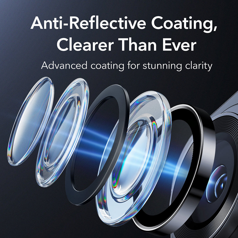 Ochranná fólie ESR Armorite na zadní kameru pro Samsung Galaxy S26 Ultra, Tvrzené sklo, Černá