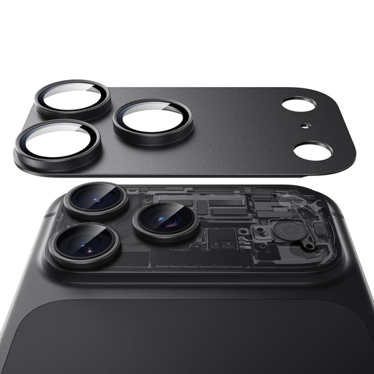 Ochranná fólie na zadní kameru ESR Armorite Pro pro Apple iPhone 18 Pro Max, tvrzené sklo, černá