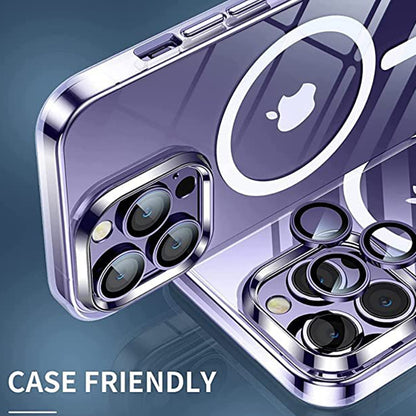 Lito S+ Rear Camera Protective Film for Apple iPhone 14 Pro, Tempered Glass, Purple
