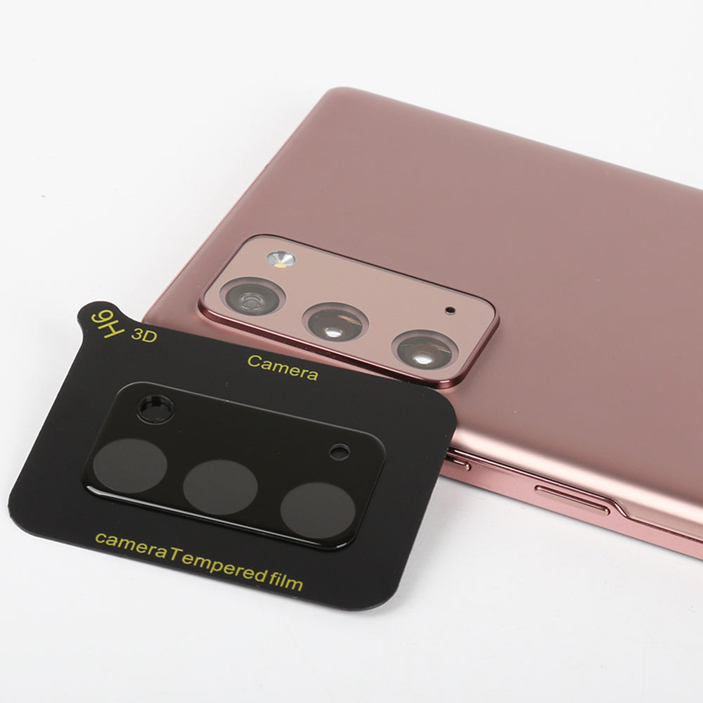 Ochranná fólie Lito S+ na zadní kameru pro Samsung Galaxy Note 20 5G N981 / Note 20 N980, Tvrzené sklo, Černá