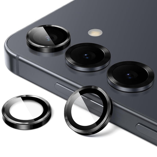 Ochranná fólie Lito S+ na zadní kameru pro Samsung Galaxy S26 Plus / S26, Tvrzené sklo, Černá