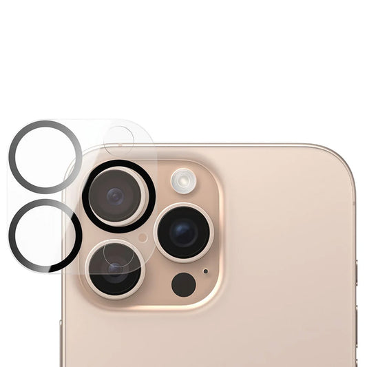 Ochranná fólie na zadní kameru PanzerGlass PicturePerfect pro Apple iPhone 16 Pro Max / 16 Pro, Tvrzené sklo, Průhledná
