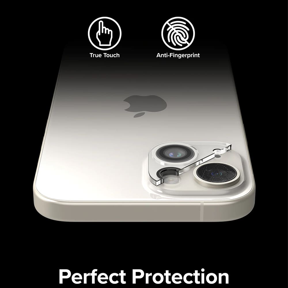 Ochranná fólie Ringke na zadní kameru pro Apple iPhone 15 Plus / 15, Tvrzené sklo, Sada 2 kusy, Průhledná