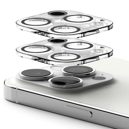 Ochranná fólie Ringke na zadní kameru pro Apple iPhone 15 Pro Max, Tvrzené sklo, Sada 2 kusy, Průhledná