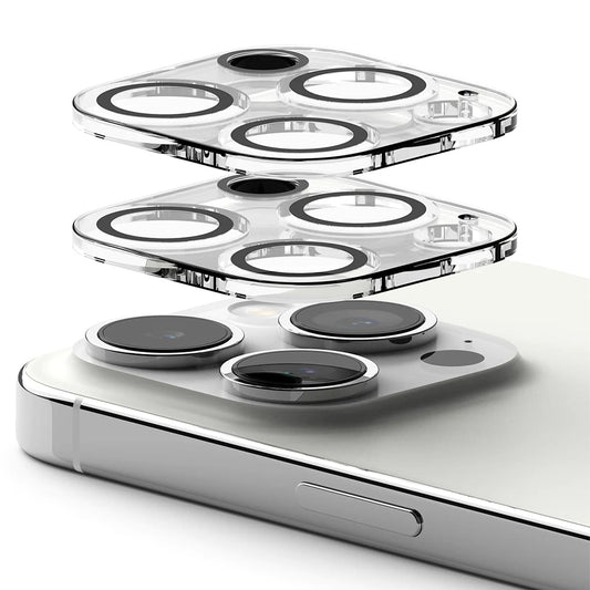 Ochranná fólie Ringke na zadní kameru pro Apple iPhone 15 Pro Max, Tvrzené sklo, Sada 2 kusy, Průhledná
