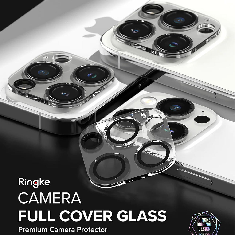 Ochranná fólie Ringke na zadní kameru pro Apple iPhone 15 Pro Max, Tvrzené sklo, Sada 2 kusy, Průhledná