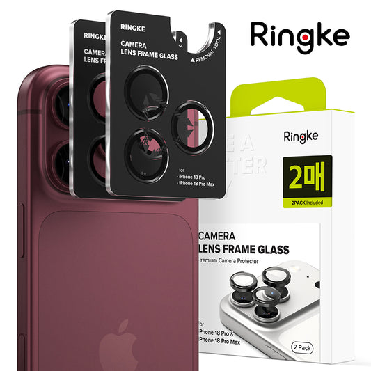 Ochranná fólie na zadní kameru Ringke pro Apple iPhone 18 Pro / 18 Pro Max, tvrzené sklo, sada 2 kusů, průhledná