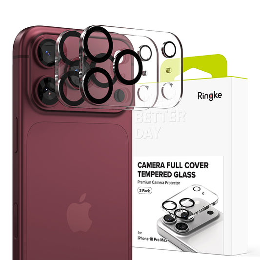Ochranná fólie na zadní kameru Ringke pro Apple iPhone 18 Pro Max, tvrzené sklo, sada 2 kusů, průhledná