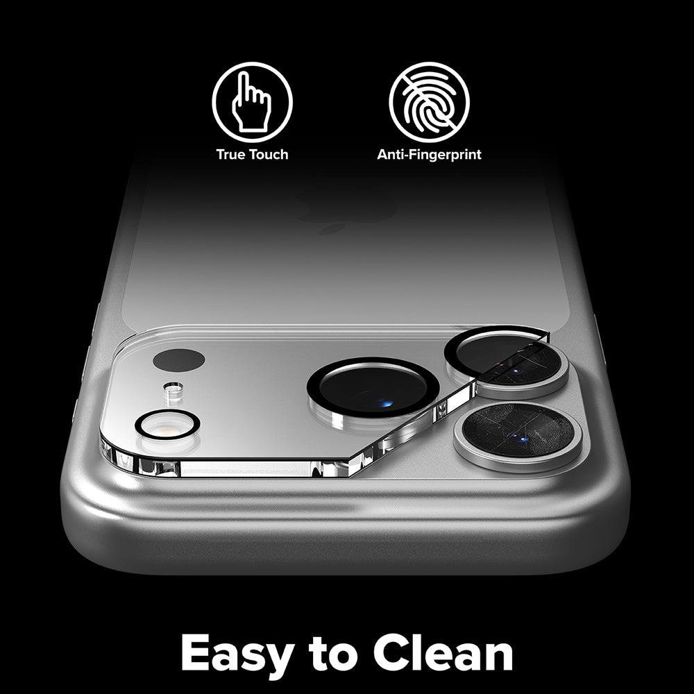 Ringke Rear Camera Protective Film for Apple iPhone 18 Pro Max, Tempered Glass, Set of 2 Pieces, Transparent