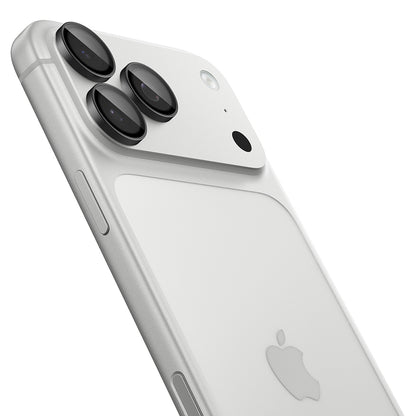 Ochranná fólie na zadní kameru Spigen GlastR EZ FIT Optik Pro pro Apple iPhone 18 Pro / 18 Pro Max, tvrzené sklo, sada 2 kusy, tmavě šedá AGL12043