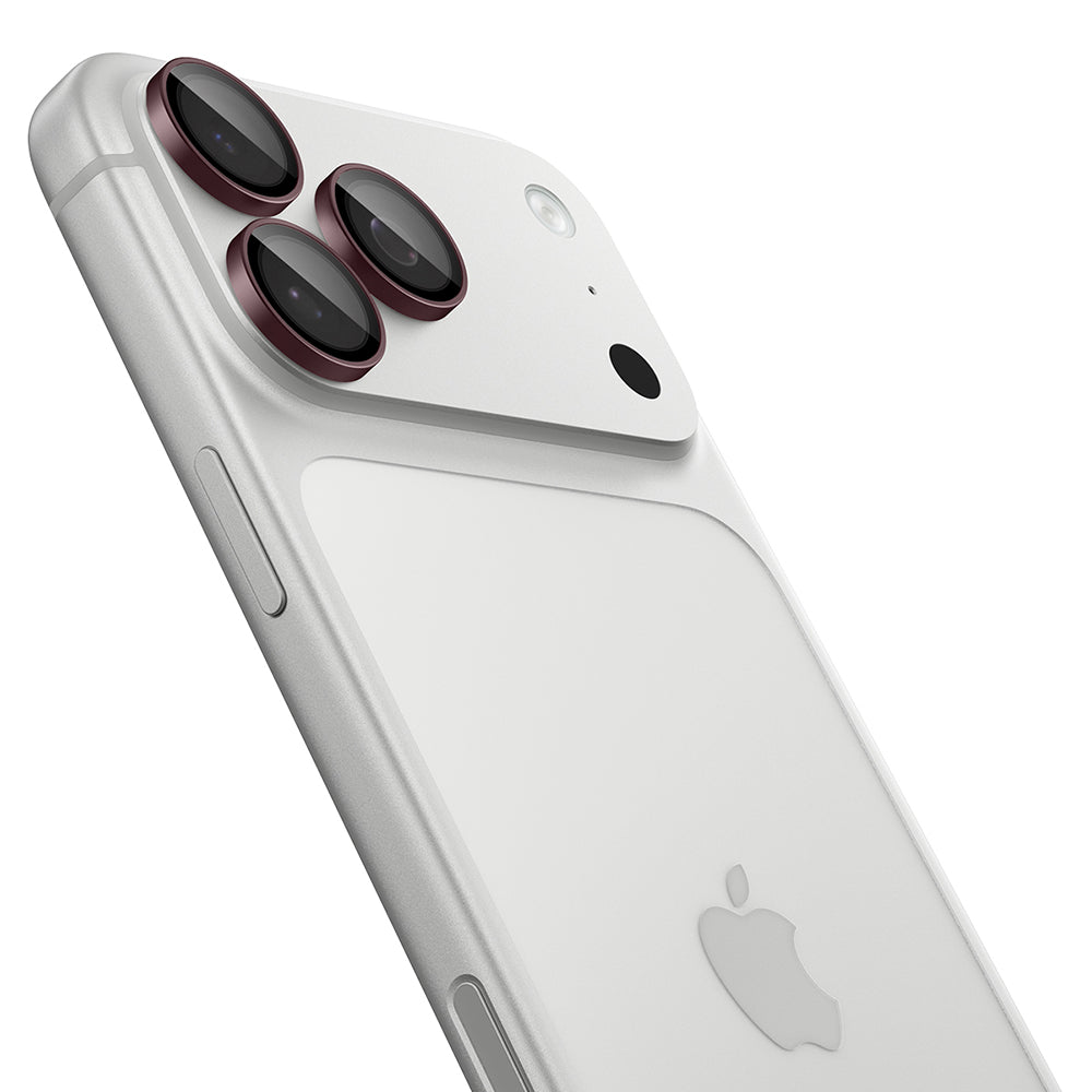 Ochranná fólie na zadní kameru Spigen GlastR EZ FIT Optik Pro pro Apple iPhone 18 Pro / 18 Pro Max, tvrzené sklo, sada 2 kusy, vínová AGL12044
