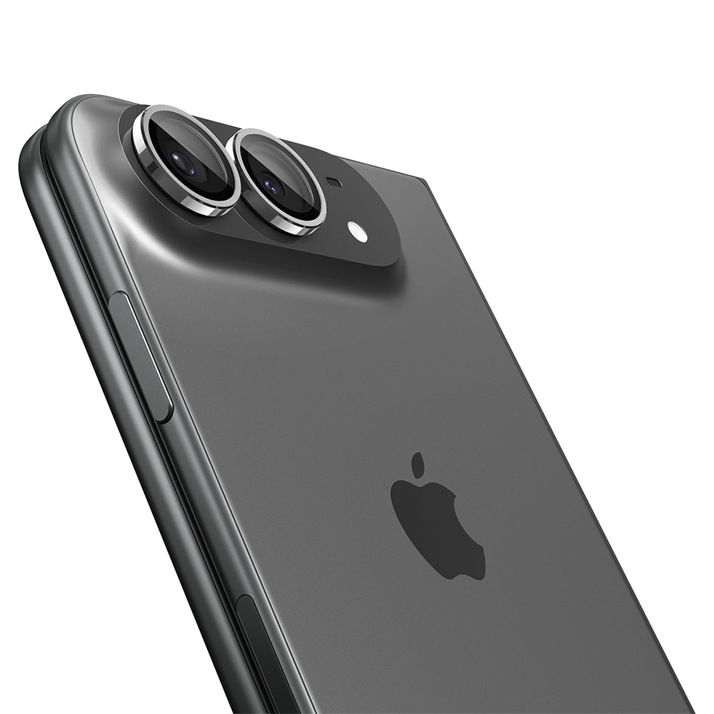 Ochranná fólie na zadní kameru Spigen GlastR EZ FIT Optik Pro pro Apple iPhone Duo, tvrzené sklo, sada 2 kusů, šedá AGL12012