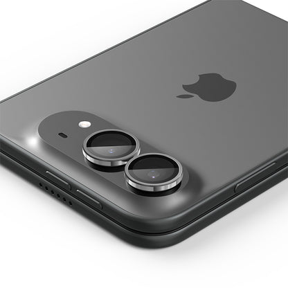 Ochranná fólie na zadní kameru Spigen GlastR EZ FIT Optik Pro pro Apple iPhone Duo, tvrzené sklo, sada 2 kusů, šedá AGL12012