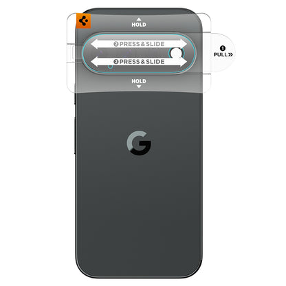 Ochranná fólie na zadní kameru Spigen GlastR EZ FIT Optik Pro pro Google Pixel 11 Pro XL, tvrzené sklo, sada 2 kusů, černá AGL11489