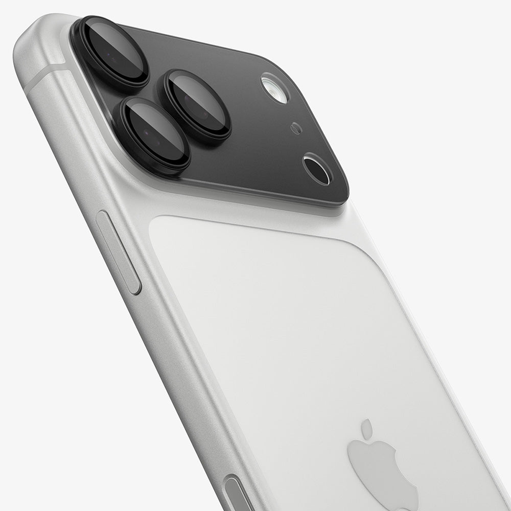 Ochranná fólie na zadní kameru Spigen GlastR EZ FIT Optik Pro XL pro Apple iPhone 18 Pro, tvrzené sklo, tmavě šedá AGL12035