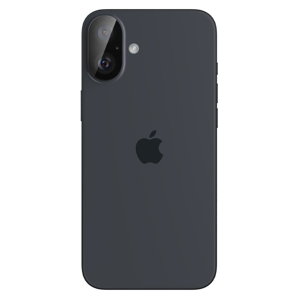 Ochranná fólie na zadní kameru Spigen GlastR Optik pro Apple iPhone 16 Plus / 16, Tvrzené sklo, Sada 2 kusy, Černá AGL07922
