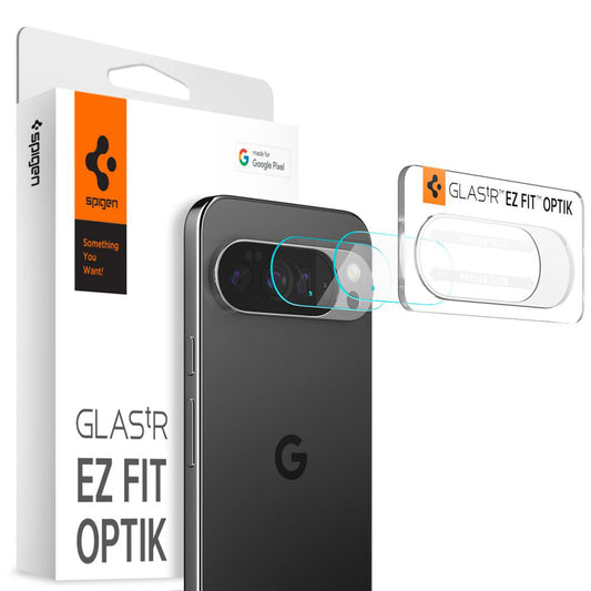 Ochranná fólie na zadní kameru Spigen GlastR Optik pro Google Pixel 10 Pro, tvrzené sklo, sada 2 kusy, průhledná AGL09662