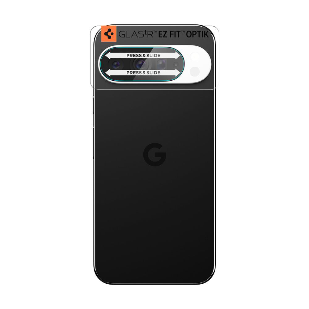 Ochranná fólie na zadní kameru Spigen GlastR Optik pro Google Pixel 10 Pro, tvrzené sklo, sada 2 kusy, průhledná AGL09662