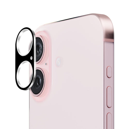 Ochranná fólie na zadní kameru Techsuit pro Apple iPhone 16 Plus / 16, tvrzené sklo, černá