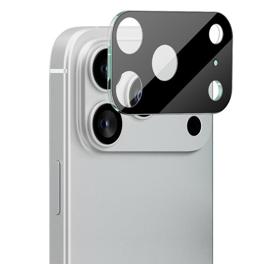 Ochranná fólie na zadní kameru Techsuit pro Apple iPhone 17 Pro Max, Tvrzené sklo, Černá