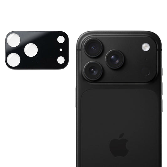 Ochranná fólie na zadní kameru Techsuit pro Apple iPhone 18 Pro Max, tvrzené sklo, černá
