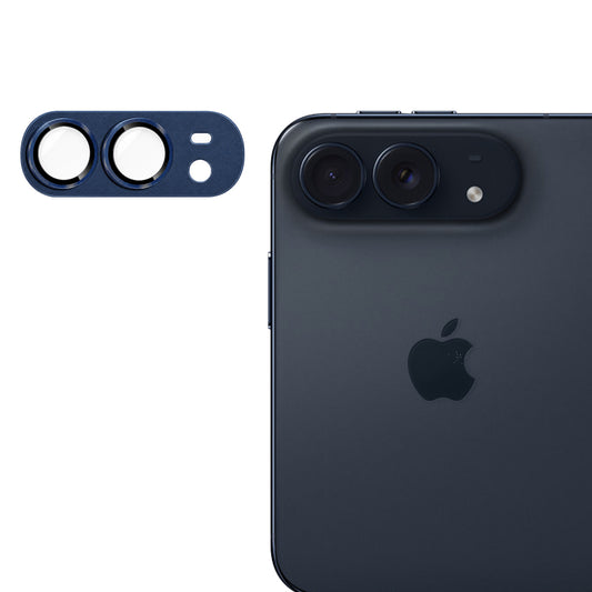 Ochranné sklo na zadní fotoaparát Techsuit pro Apple iPhone Duo, tvrzené sklo, tmavě modré