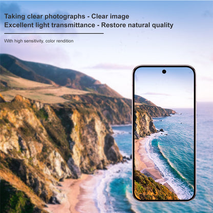 Ochranná fólie Techsuit na zadní kameru pro Google Pixel 10a, Tvrzené sklo, Černá