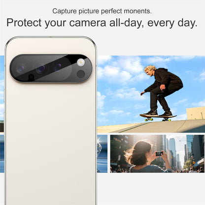 Ochranná fólie Techsuit na zadní kameru pro Google Pixel 10a, Tvrzené sklo, Černá