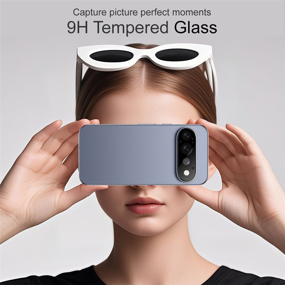 Ochranná fólie na zadní kameru Techsuit pro Google Pixel 11 Pro, tvrzené sklo, černá