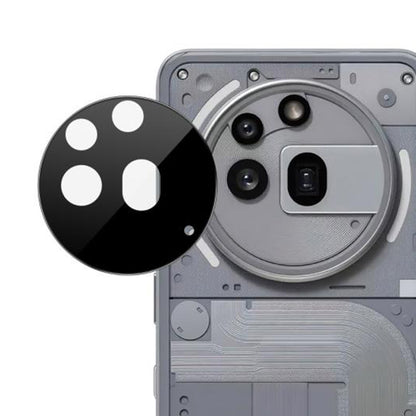 Ochranná fólie na zadní kameru Techsuit pro Nothing Phone (3a) Pro, tvrzené sklo, černá