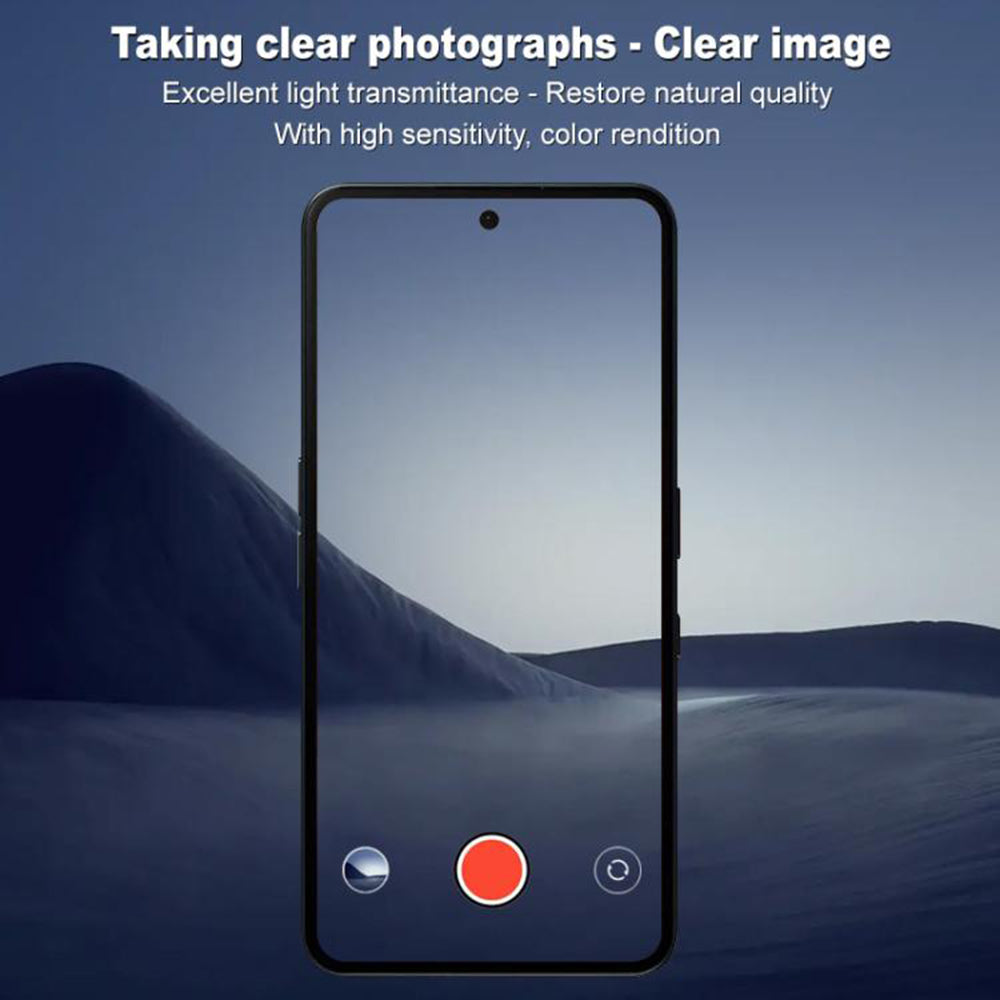 Ochranná fólie na zadní kameru Techsuit pro Nothing Phone (3a) Pro, tvrzené sklo, černá