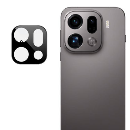 Ochranná fólie na zadní kameru Techsuit pro Oppo Find X9 Pro, Tvrzené sklo, Černá