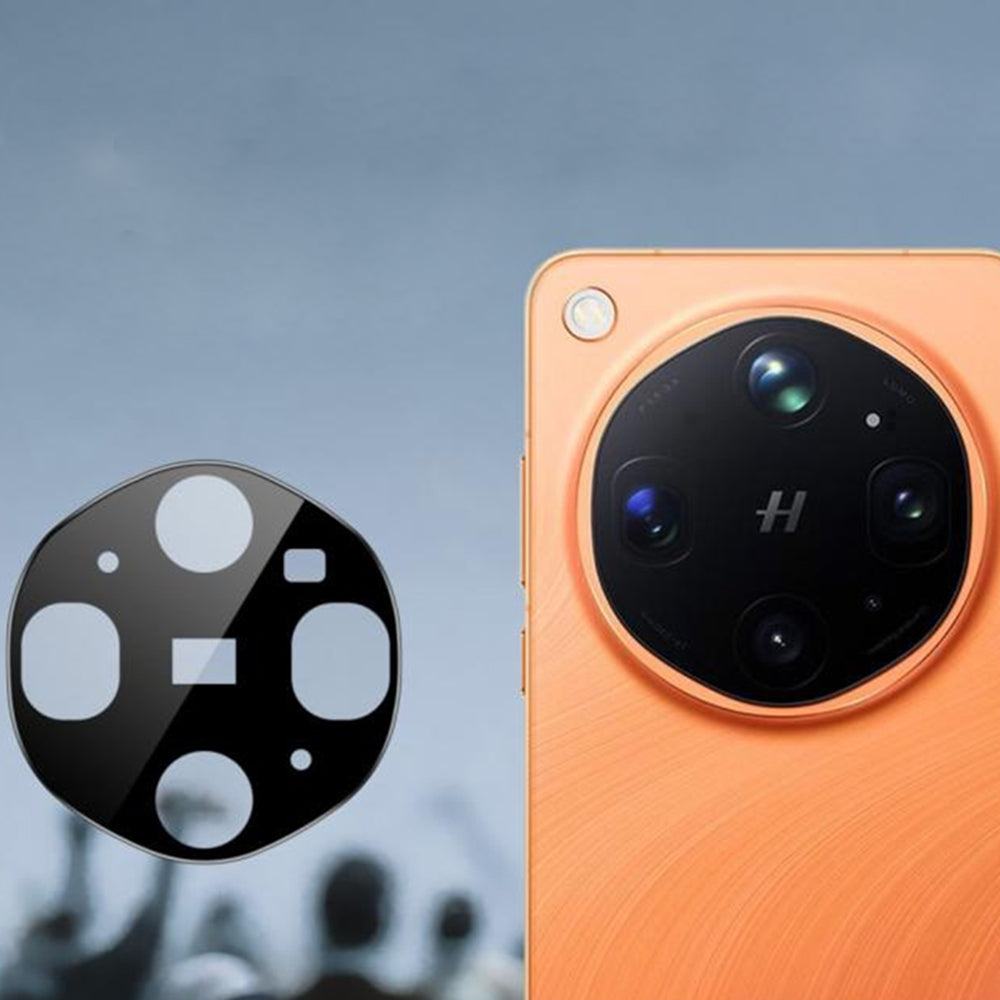 Ochranná fólie na zadní kameru Techsuit pro Oppo Find X9 Ultra, tvrzené sklo, černá